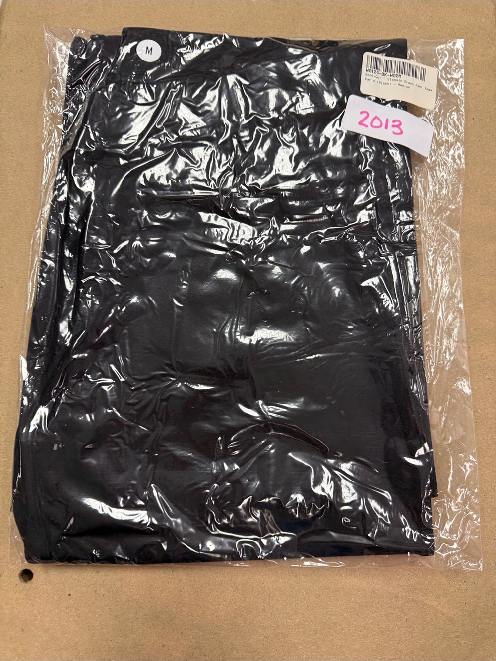 New Betabrand Black Bootcut Classic Dress Pant Yoga Pants Medium